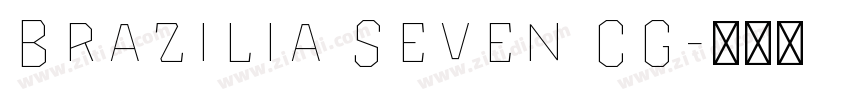 Brazilia Seven CG字体转换